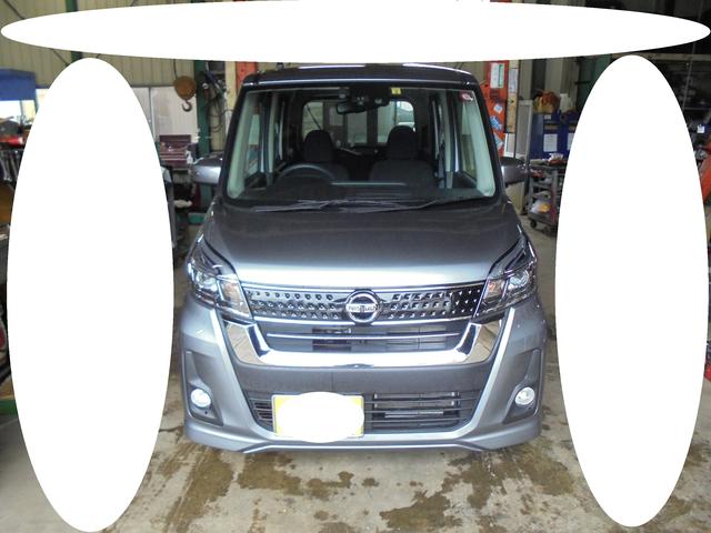 日産　デイズルークス　R/ウィンドウガラス　フィルム施工