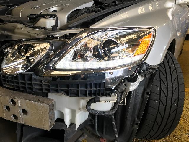 レクサス GRS191 GS350 78ワークス製ヘッドライト交換 山口県
