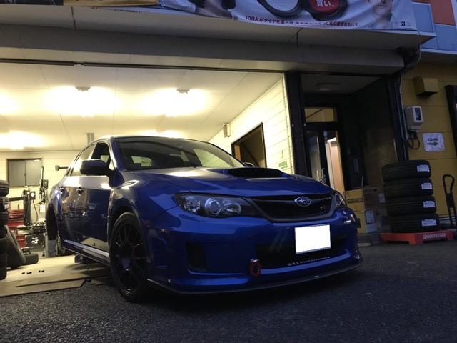 WRX STI タイヤ交換 ミシュラン パイロットスポーツ4 18インチ