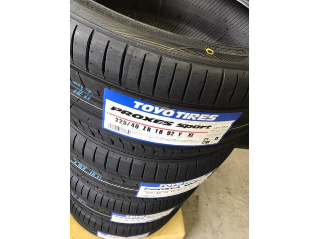 インプレッサ タイヤ交換 TOYO PROXES SPORT 225/40R18