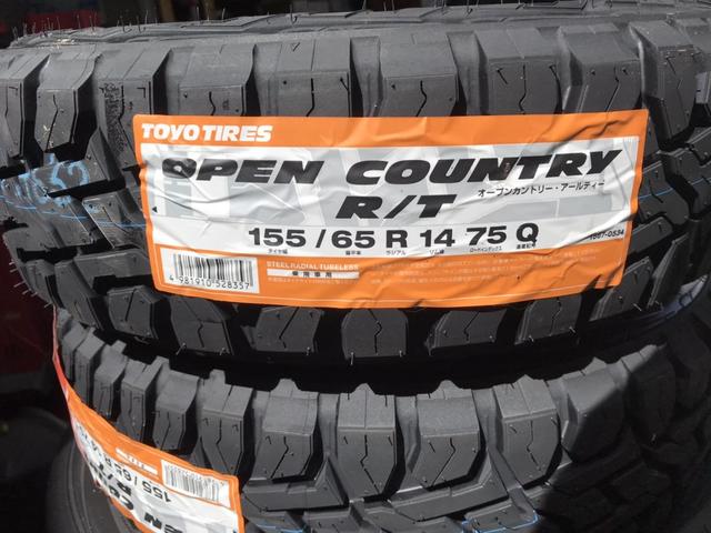 エブリイワゴン タイヤ交換 TOYO OPENCOUNTRY R/T 155/65R14｜グー ...