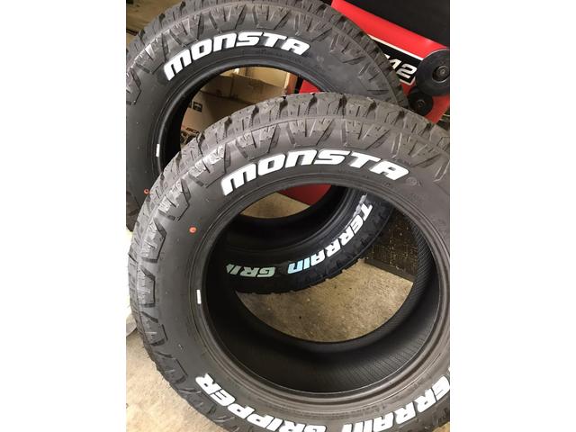 ランドクルーザー プラド タイヤ交換 MONSTA TERRAIN GRIPPER 265 ...