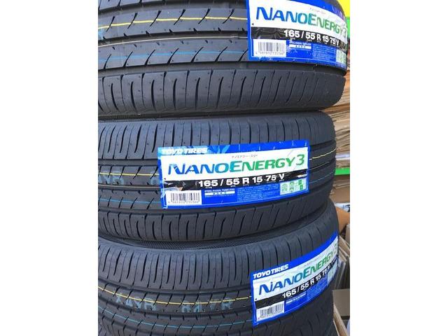 日産 デイズ タイヤ交換 TOYO NANOENERGY3 165/55R15