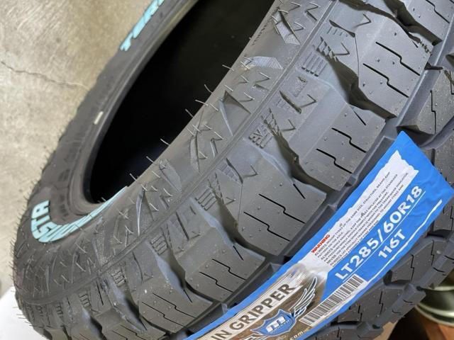 ランクル タイヤ交換 MONSTA TERRAIN GRIPPER 285/60R18