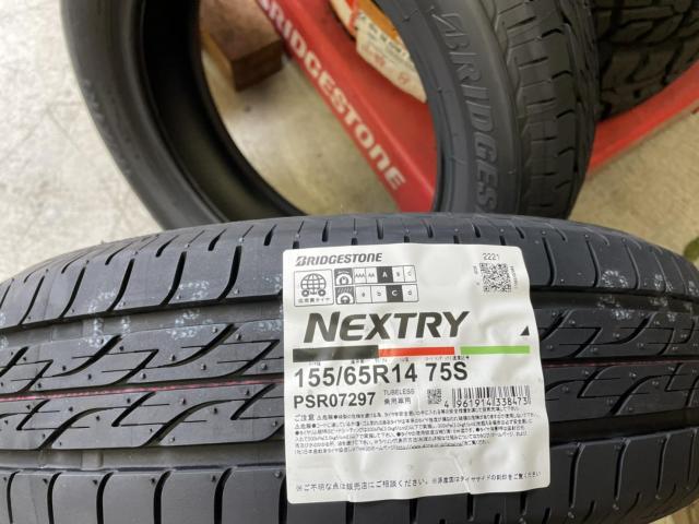 N-BOX タイヤ交換 NEXTRY 155/65R14