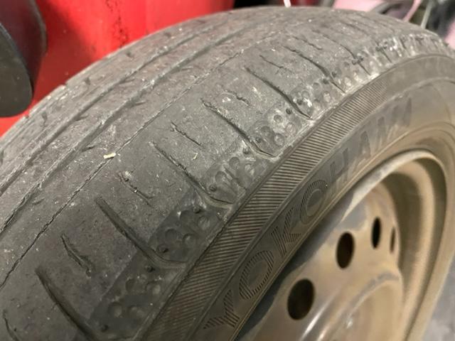 アルトラパン タイヤ交換 DUNLOP ALL SEASON MAXX AS1 155/65R14