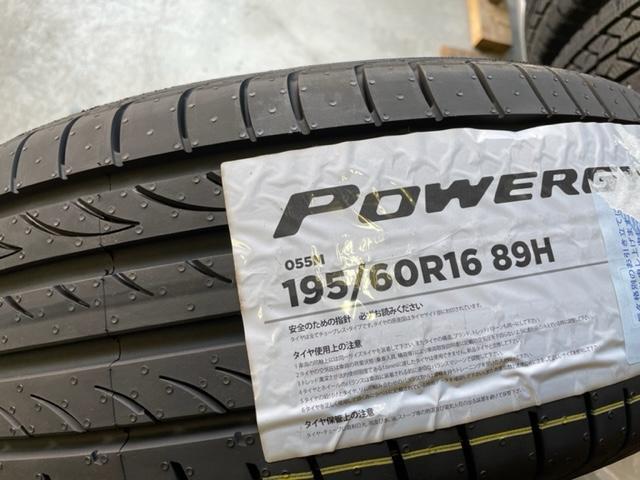 セレナ タイヤ交換 PIRELLI POWERGY 195/60R16