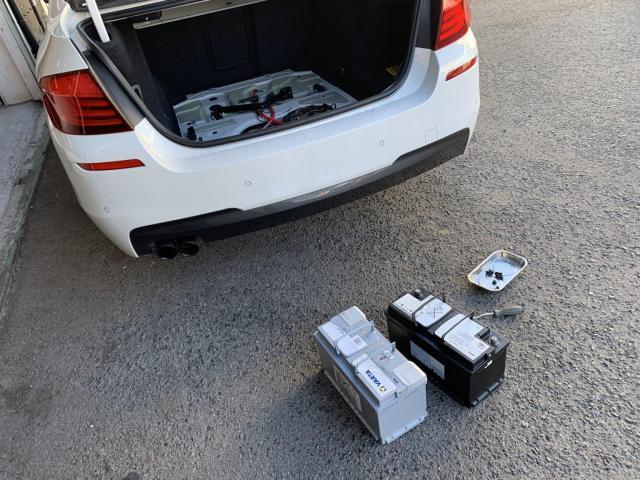 BMW F10 ５シリーズ
バッテリー交換、エアコン異音診断！！