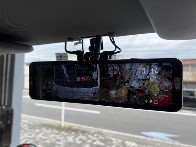 消防車　前後ドラレコ取り付け　ルームミラータイプ　防水仕様　静岡市消防団　静岡市　清水区　葵区　駿河区　富士市　焼津市