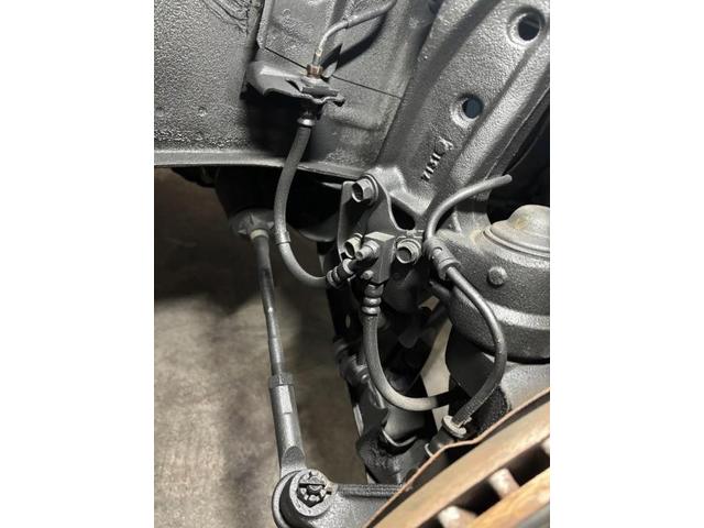 ER34スカイライン　メッシュブレーキホース取付　下廻りアンダーコート　下野市　宇都宮市　壬生町