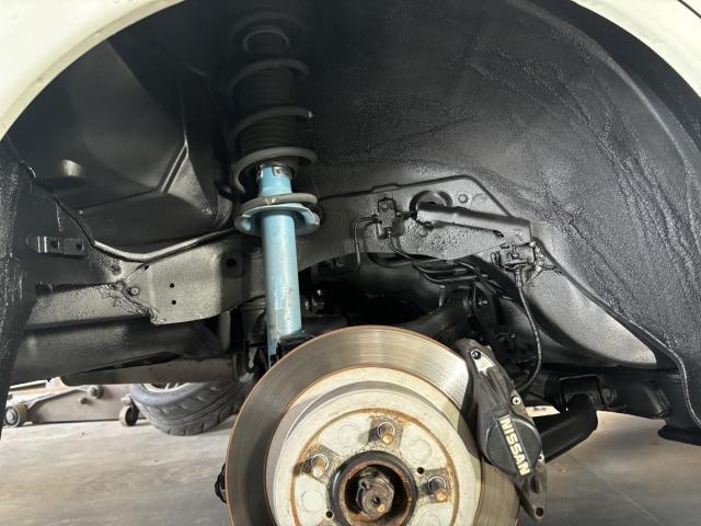 ER34スカイライン　メッシュブレーキホース取付　下廻りアンダーコート　下野市　宇都宮市　壬生町