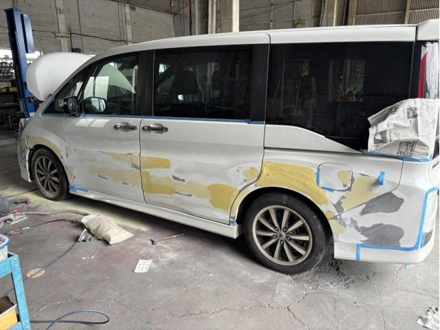 ホンダ　ステップワゴンスパーダ　RP3　鈑金塗装　下野市　宇都宮市　壬生町