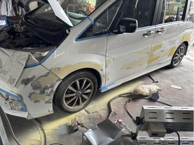 ホンダ　ステップワゴンスパーダ　RP3　鈑金塗装　下野市　宇都宮市　壬生町