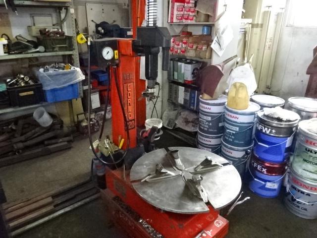 タイヤチェンジャー。大活躍してます