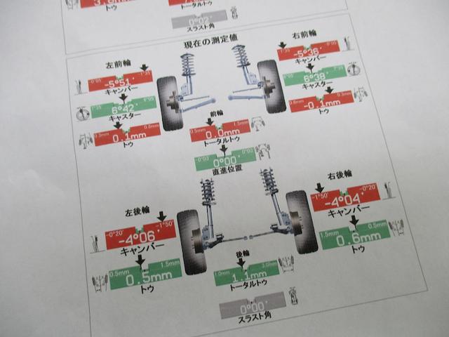 アライメント調整＆タイヤ交換！【山口県　防府市で持込でのパーツ取付・タイヤ交換・ナビ・ＥＴＣ・ドライブレコーダー等の取付は　タイヤガレージナカムラ　へ！】