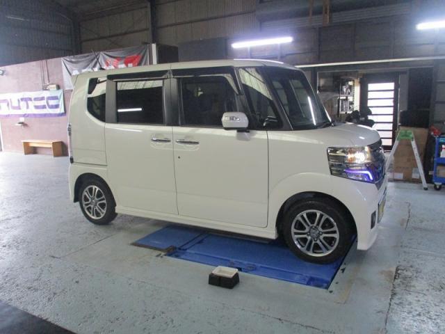 Ｎ－ＢＯＸ　車検終了！【山口県　防府市　持込パーツ取付・タイヤ交換・ナビ・ＥＴＣ・ドライブレコーダー等の取付は　タイヤガレージナカムラ　へ！】