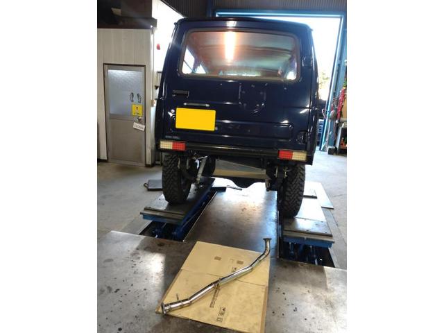 岡崎市】SUZUKI スズキ JIMNY ジムニー JA11 マフラー修理 岡崎市】SUZUKI スズキ JIMNY ジムニー JA11 マフラー修理