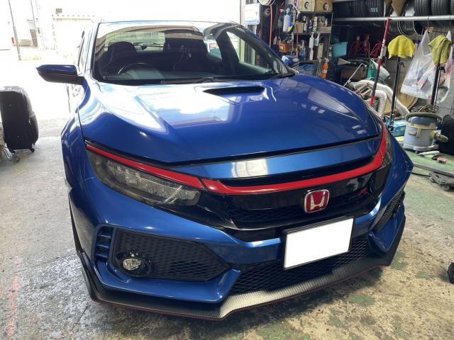 【岡崎市】HONDA ホンダ CIVIC シビック タイプR FK８ HKSエアクリーナー 取付 豊田市 西尾市 幸田町 安城市 蒲郡市 三河エリア (株)ＯＷＬ（kkr auto works）