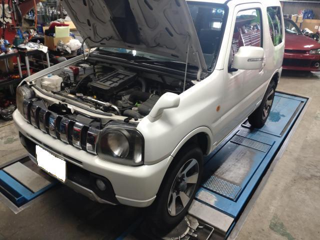 【岡崎市】SUZUKI スズキ JIMNY ジムニー JB23 オイル漏れ修理 タービン交換 豊田市 西尾市 幸田町 安城市 蒲郡市 三河エリア (株)ＯＷＬ（kkr auto works）