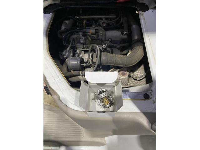 スズキ　エブリイ　エンジン関連修理・整備　サーモスタット交換