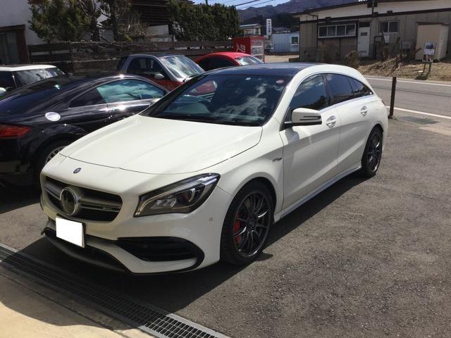 メルセデスベンツ　CLA CLA45 スロットルコントローラー　スロコン取付　PPT取付　輸入車　福島市