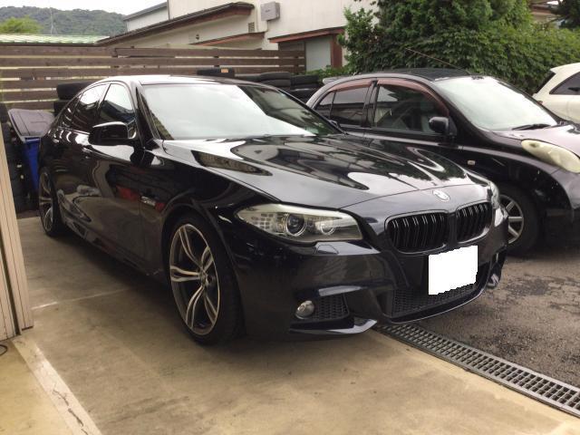 BMW　523ｄ　ｆ10　ディーゼルエンジン　Ｍスポーツ　ラジエーターグリル　グリル交換　輸入車　福島市