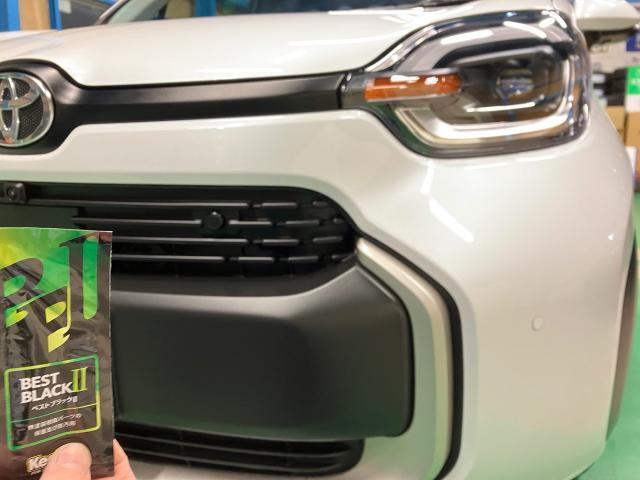 トヨタ　シエンタ　新車　フレッシュキーパー　ホイールコーティング　無塗装樹脂パーツキーパー　施工　【キーパープロショップ　キーパーラボ　キーパーコーティング　宇都宮　他の地域からのお客様も大歓迎！】