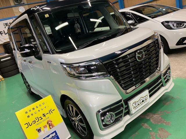 マツダ　フレアワゴンカスタム　フレッシュキーパー　施工　【キーパープロショップ　キーパーラボ　キーパーコーティング　宇都宮　他の地域からのお客様も大歓迎！】