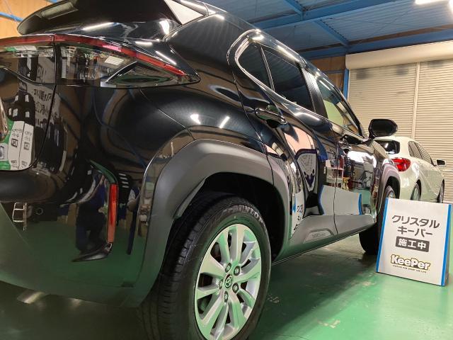 トヨタ　ヤリスクロス　クリスタルキーパー　施工　【キーパープロショップ　キーパーラボ　キーパーコーティング　宇都宮　他の地域からのお客様も大歓迎！】