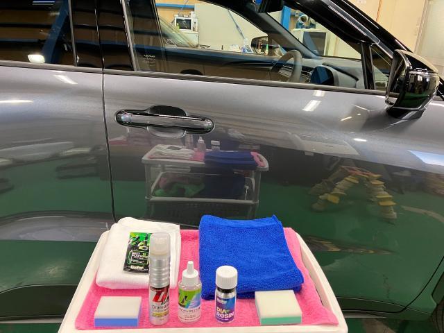 レクサス ＬＢＸ　新車　ダイヤ２キーパー　窓ガラス全面コーティング　無塗装樹脂パーツキーパー　施工　【キーパープロショップ　キーパーラボ　キーパーコーティング　宇都宮　他の地域からのお客様も大歓迎！】