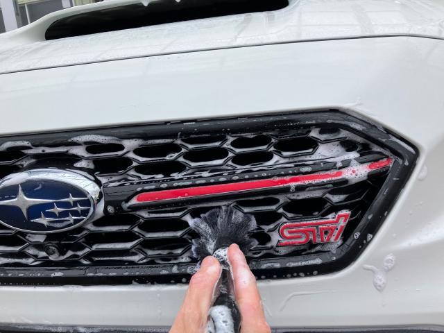 スバル　ＷＲＸ ＳＴＩ　クリスタルキーパー 無塗装樹脂パーツキーパー 窓ガラス全面コーティング 施工　【キーパープロショップ　キーパーラボ　キーパーコーティング　宇都宮　他の地域からのお客様も大歓迎！】