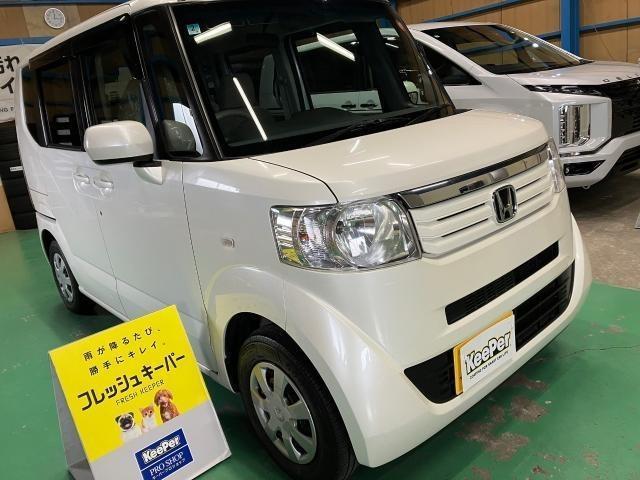 ホンダ　Ｎ－ＢＯＸ　フレッシュキーパー　ヘッドライトコーティング　無塗装樹脂パーツキーパー　施工　【キーパープロショップ　キーパーラボ　キーパーコーティング　宇都宮　他の地域からのお客様も大歓迎！】