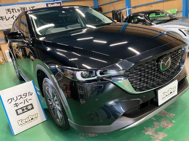 マツダ　ＣＸ－５　クリスタルキーパー　施工　【キーパープロショップ　キーパーラボ　キーパーコーティング　宇都宮　他の地域からのお客様も大歓迎！】