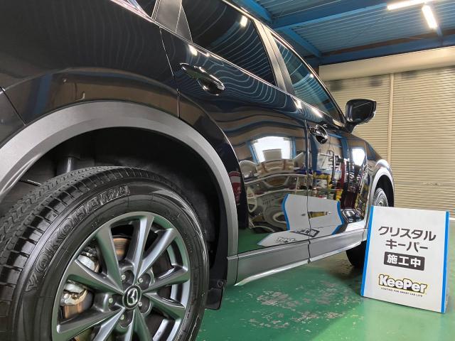 マツダ　ＣＸ－５　クリスタルキーパー　施工　【キーパープロショップ　キーパーラボ　キーパーコーティング　宇都宮　他の地域からのお客様も大歓迎！】