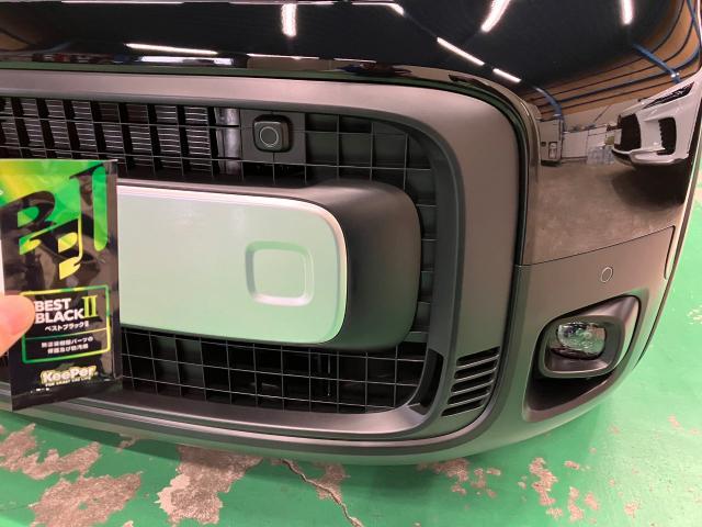 ホンダ　フリード　新車　エコダイヤキーパー　無塗装樹脂パーツキーパー　施工　【キーパープロショップ　キーパーラボ　キーパーコーティング　宇都宮　他の地域からのお客様も大歓迎！】