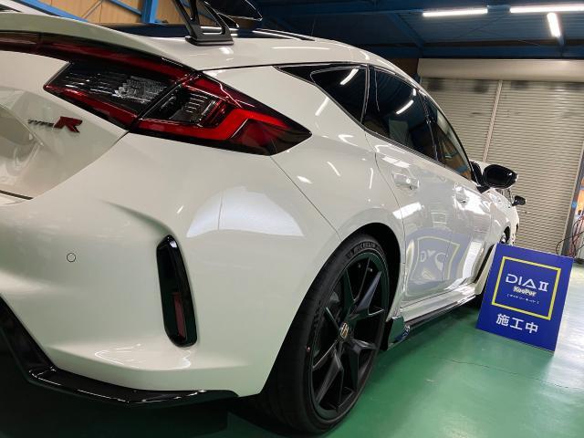 ホンダ　シビック　タイプR  新車　ダイヤ２キーパー　オプションメニュー　施工　【キーパープロショップ　キーパーラボ　キーパーコーティング　宇都宮　他の地域からのお客様も大歓迎！】