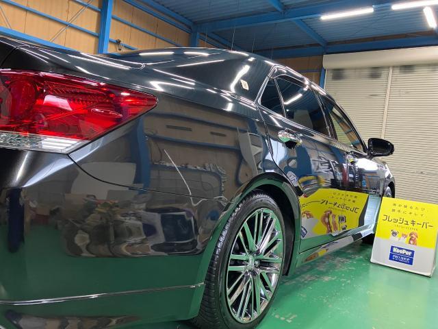 トヨタ　クラウン　フレッシュキーパー　窓ガラス全面コーティング　施工　【宇都宮　車　コーティング　キーパー　他の地域からのお客様も大歓迎！】