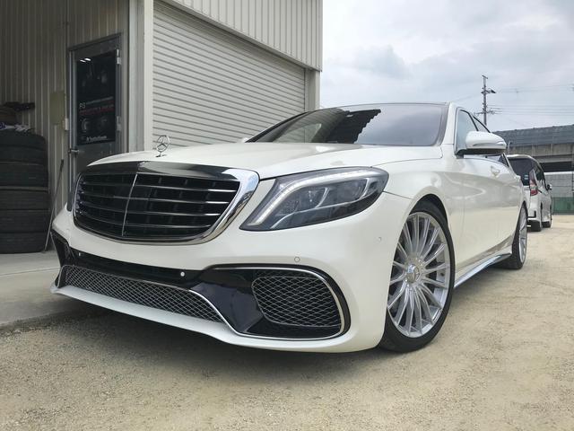 ＢＥＮＺ　Ｓクラス　Ｗ222　パイオニアリアモニター取付【奈良　大和高田市　橿原市　ナビ　フリップダウンモニター　ドライブレコーダー タイヤ　HID　LED　持込パーツ取付ならGOSPELにお問い合わせください】
