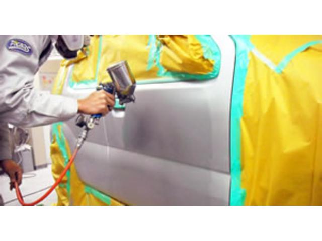 安さの秘密２：作業効率の高い工具や塗料で、キレイに早く仕上げることに徹底的にこだわっています。