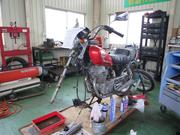 バイク二輪車のメンテナンスも致します。