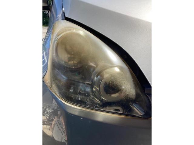 ラクティス　ヘッドライトコーティング作業
