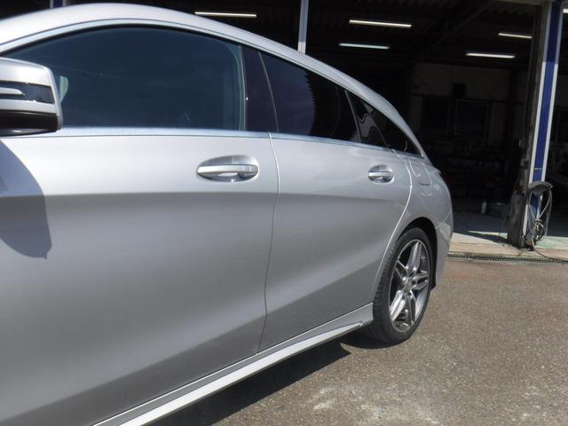 ベンツ　CLA180　リアドア修理　三条市