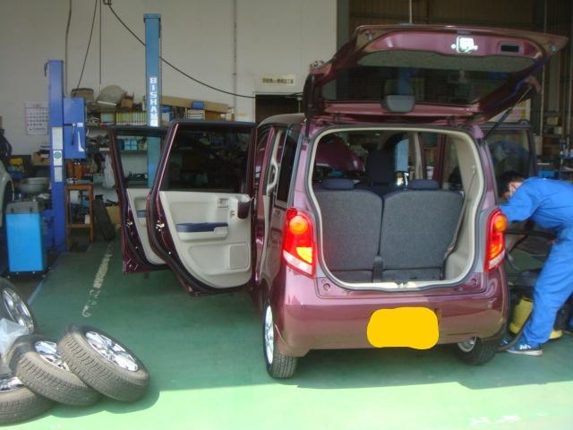 ライフ　MRワゴン　　下取り車　１２ヶ月点検　車両販売　納車仕上げ