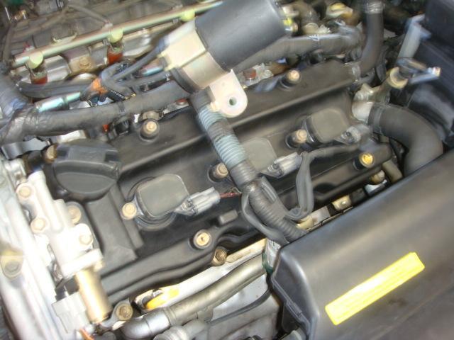 ティアナ　日産　車検　プラグ、ガスケット交換