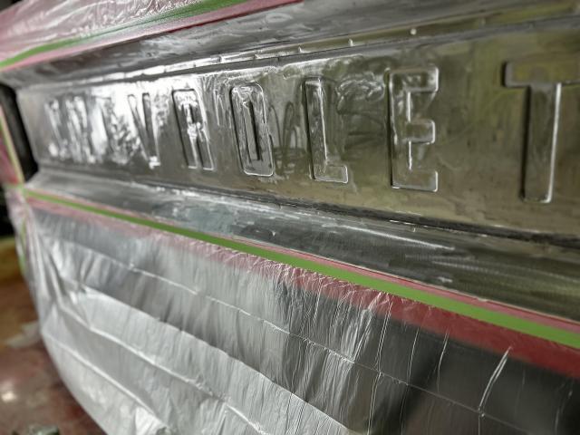 シボレーＣ－１０　塗装　アメ車　レストア　全塗装
オールペン　