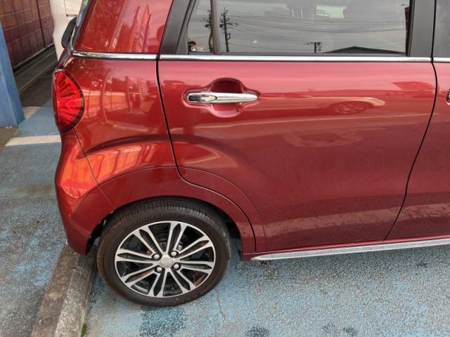 ダイハツ　キャスト　半日で修理完了！　リヤバンパー　キズ・へこみ直し　深谷市カーコンビニ倶楽部