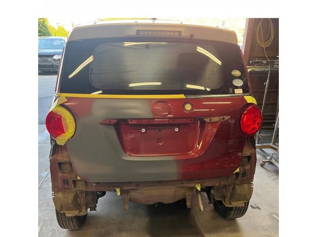 ダイハツ　キャスト　トランクとリヤバンパー　キズ・へこみ直し　深谷市板金塗装