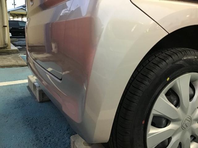 ホンダ　Ｎ－ＢＯＸ　車検と一緒に　1日でバンパーキズ・へこみ直し　深谷市　カーコン工法