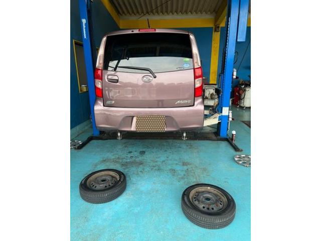 ダイハツ　ムーヴ　１日車検　深谷市継続車検実施！　メンテナンス・日常点検カーコンビニ倶楽部