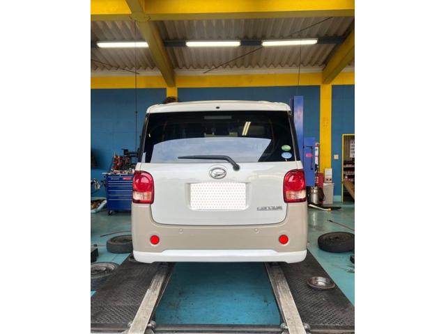 ダイハツ　ムーヴキャンバス　カーコンカーリース車両の１日車検　深谷市車メンテナンス